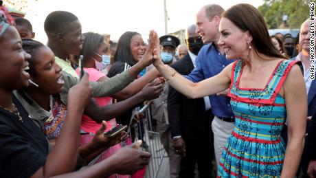 William and Kate during a visit to Trench Town, the birthplace of reggae, on the fourth day of their tour. 