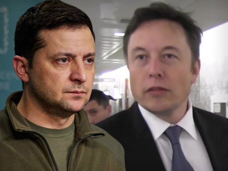Volodymyr Zelensky Elon Musk