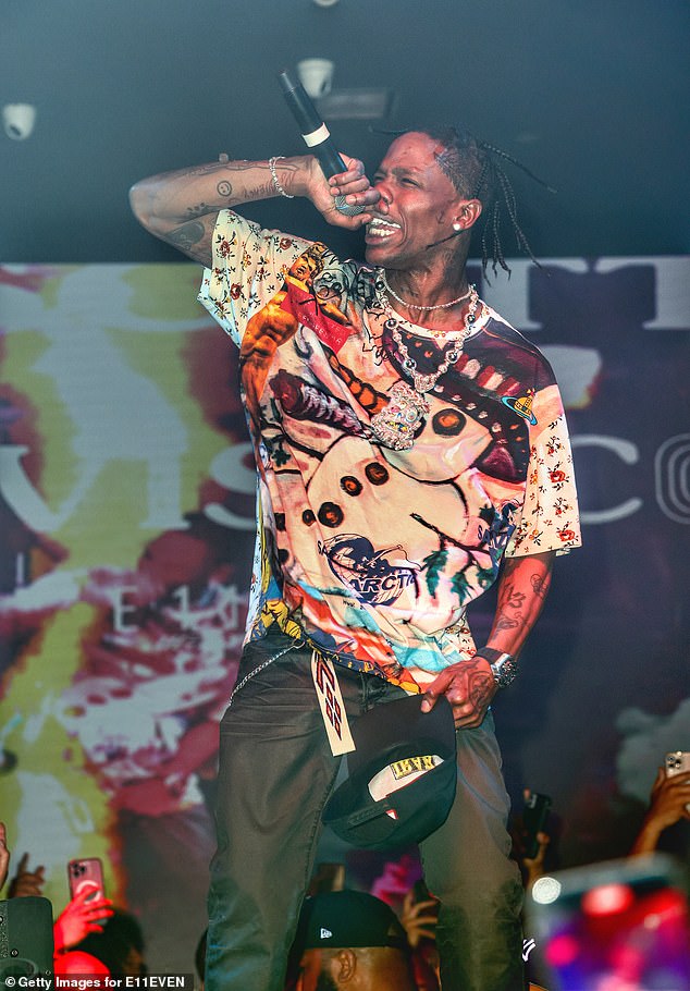 Travis performs: performed alongside rapper Migos Quavo at the weekend of the Miami Grand Prix at E11Even Miami