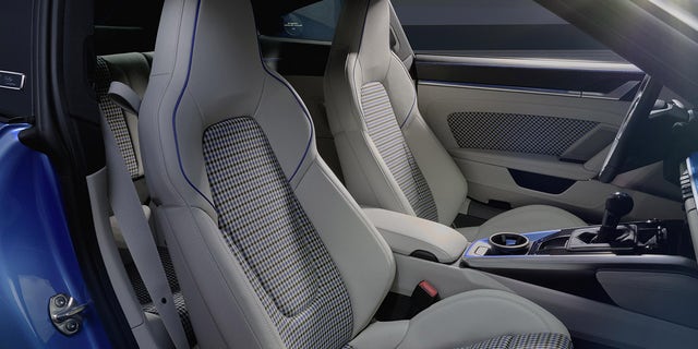 Sally's unique blue coloration is also featured on the seats.