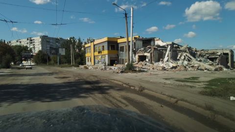 The main streets of Bakhmut were destroyed.